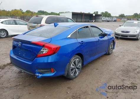 2017 Honda Civic Ex-L z USA, uszkodzony, nr VIN 19XFC1F80HE029733